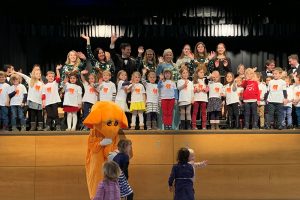 beim Benefizkonzert in Zusammenarbeit mit dem Landespolizeiorchester Baden-Württemberg 