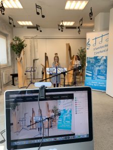 Hybridvorspiel in der Musikschule Eberhard am 26. März 2022